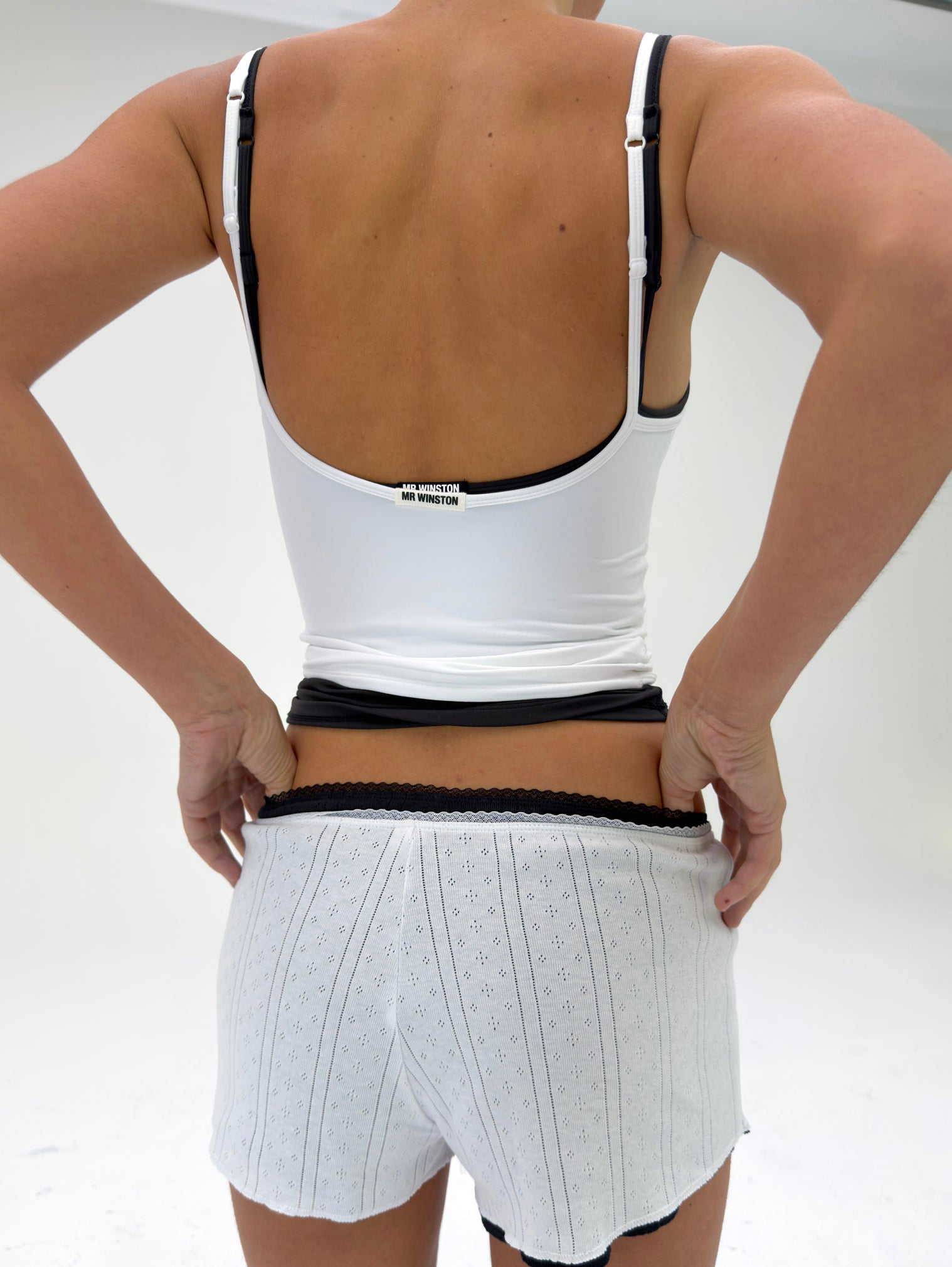 SCOOP SINGLET - WHITE